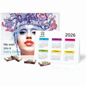 „2 in 1“ Marken-Adventskalender Sarotti mit Jahresplaner