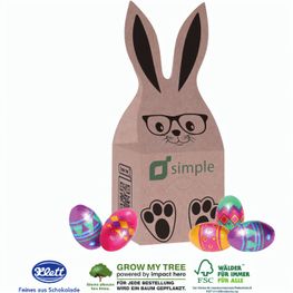 3D Präsent Häschen mit Ferrero Schokolade