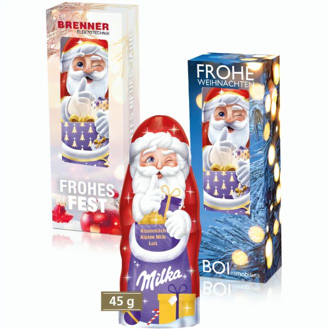 Produktabbildung Milka Weihnachtsmann, 45 g Milka Weihnachtsmann, 45 g