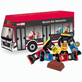 Produktabbildung 3D Präsent "Bus" mit Lindt HELLO 3D Präsent "Bus" mit Lindt HELLO
