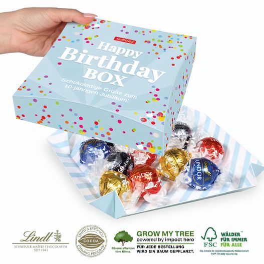 Produktabbildung Präsentbox mit Lindt Lindor Pralinés Präsentbox mit Lindt Lindor Pralinés (Bild 1)