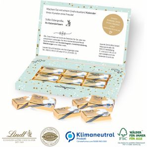 Präsentbox „Business” mit Lindt Schokotäfelchen