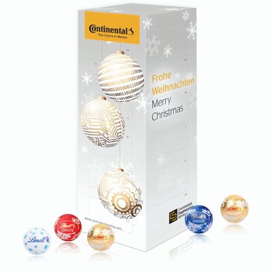 Adventskalender "Turm" mit Lindt Schokolade