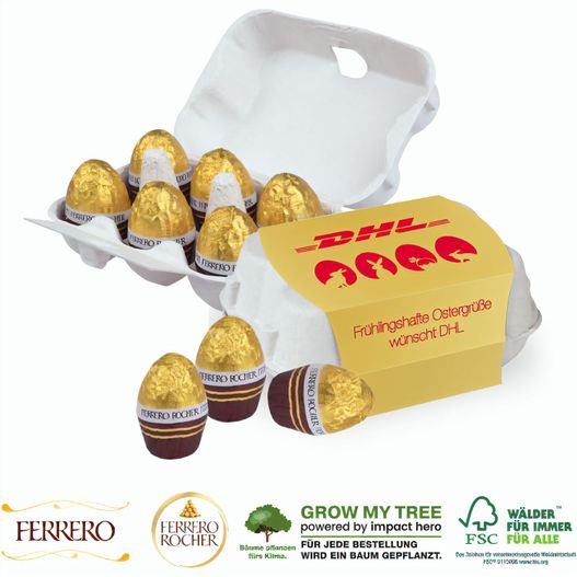 Schoko-Eier 6er mit Ferrero Rocher (Bild 1)