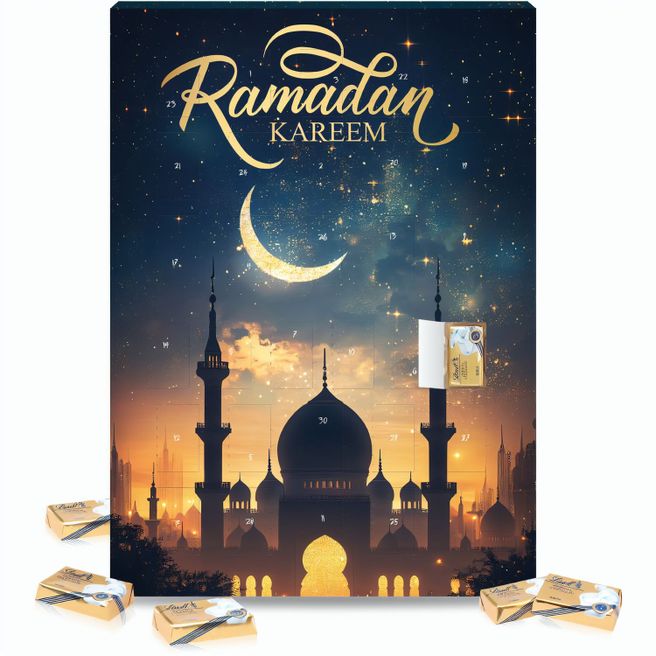 Ramadan Kalender mit Lindt Schokolade