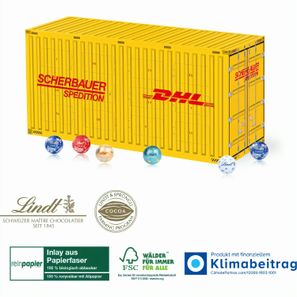 3D Adventskalender Lindt „Container“ Organic