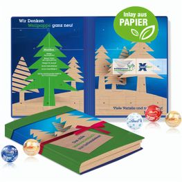 Adventskalender Weihnachtsbuch mit Lindt Minis