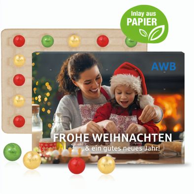 Wand-Adventskalender mit Fairtrade® Schokolade
