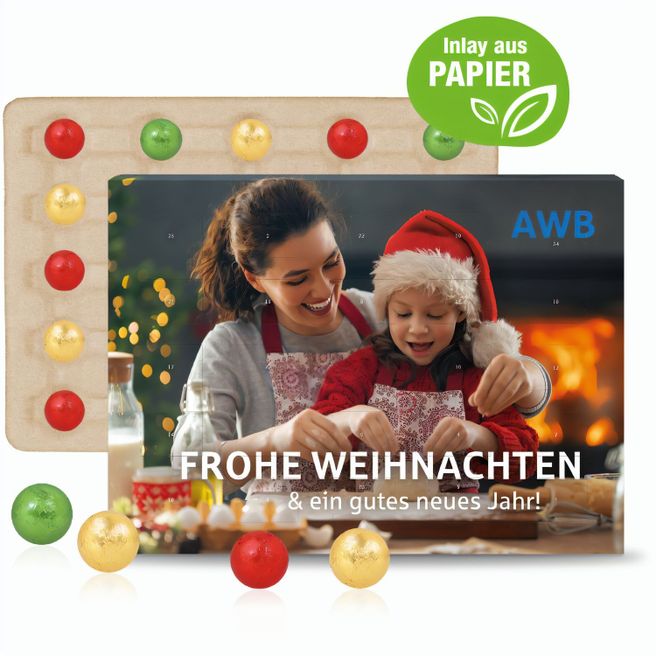 Produktabbildung Wand-Adventskalender mit Fairtrade® Schokolade Wand-Adventskalender mit Fairtrade® Schokolade