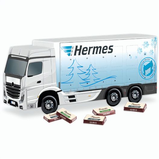 3D Adventskalender "LKW" mit Sarotti Fairtrade® (Bild 1)