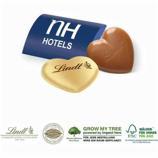 Produktabbildung Lindt Herz, 20 g im Werbebriefchen Lindt Herz, 20 g im Werbebriefchen (Bild 1)
