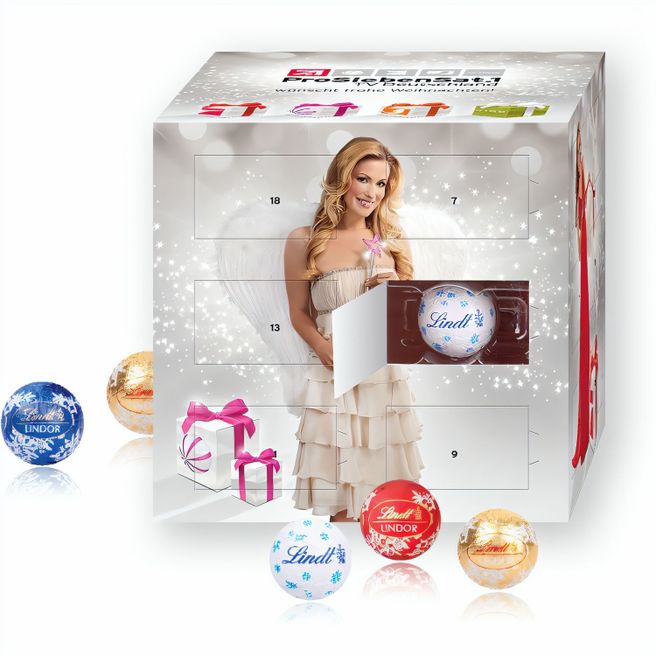 Produktabbildung Adventskalender "Cube" mit Lindt Schokolade Adventskalender "Cube" mit Lindt Schokolade