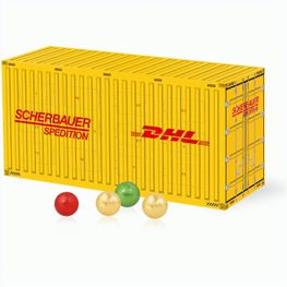 3D Adventskalender "Container" mit Fairtrade® Schokolade