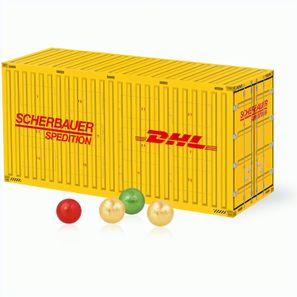 3D Adventskalender "Container" mit Fairtrade® Schokolade