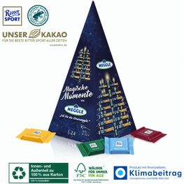 Karton-Adventskalender „Weihnachtspyramide“ Ritter Sport