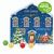 Adventskalender Weihnachtshaus "Exklusiv" mit Fairtrade® Schokolade (Bild 1)