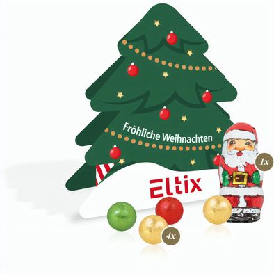 Präsent Tannenbaum mit Fairtrade® Schokolade