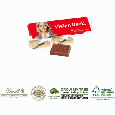 Produktabbildung Lindt Schokotäfelchen, 2er Lindt Schokotäfelchen, 2er