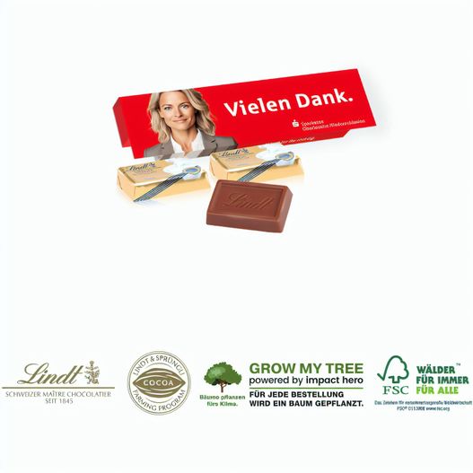 Produktabbildung Lindt Schokotäfelchen, 2er Lindt Schokotäfelchen, 2er (Bild 1)