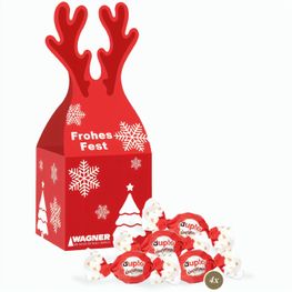 Produktabbildung 3D Präsent "Rentier" mit duplo Knusperlen 3D Präsent "Rentier" mit duplo Knusperlen