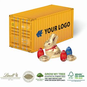 3D Präsent Container Ostern mit Schokoladenmischung von Lindt