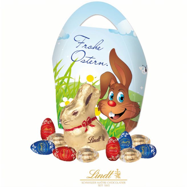 Premium Osterei mit Schokolade von Lindt