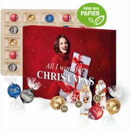 Adventskalender Lindt Lindor mit Santa & Engel