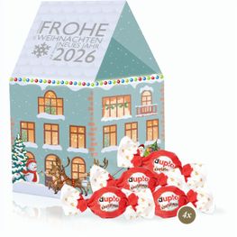 Produktabbildung 3D Präsent "Haus" mit duplo Knusperlen 3D Präsent "Haus" mit duplo Knusperlen