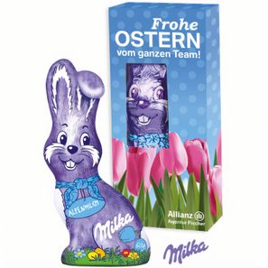 Milka Schmunzelhase in der Werbebox, 45 g