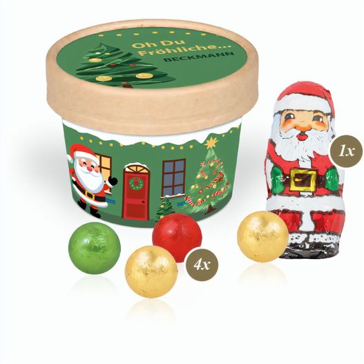 Christmas Paperbox mit Fairtrade® Schokolade (Bild 1)