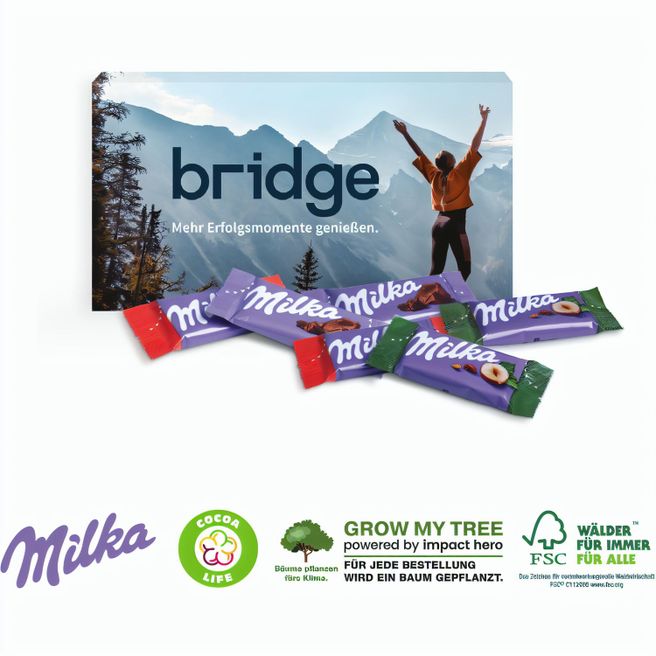 Produktabbildung Milka Schokotäfelchen In Präsentbox Milka Schokotäfelchen In Präsentbox