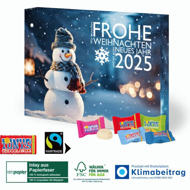 Adventskalender mit Tony´s Schokolade