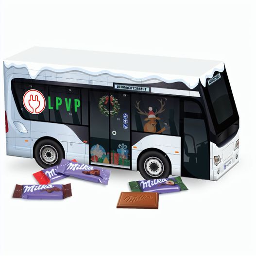3D Adventskalender "Bus" mit Milka Schokolade (Bild 1)