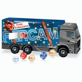 Produktabbildung 3D Adventskalender "LKW" mit Lindt Schokolade 3D Adventskalender "LKW" mit Lindt Schokolade