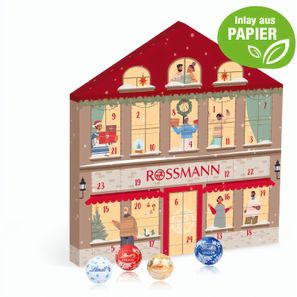 Adventskalender Weihnachtshaus "Exklusiv" mit Lindt Minis