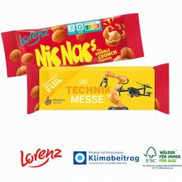 Produktabbildung Lorenz Nic Nac´s oder Erdnüsse im Werbeschuber Lorenz Nic Nac´s oder Erdnüsse im Werbeschuber