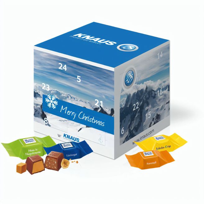 Produktabbildung Adventskalender "Cube" mit Ritter SPORT Schokowürfel Adventskalender "Cube" mit Ritter SPORT Schokowürfel