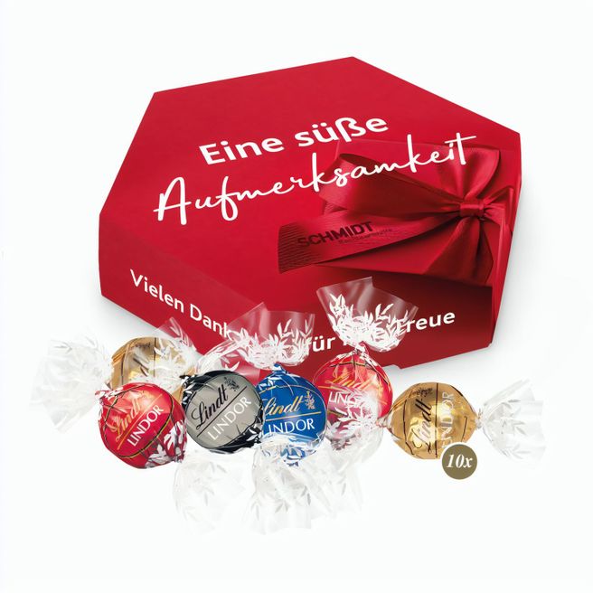 Süße Präsentbox "Maxi" mit Lindor Prainés