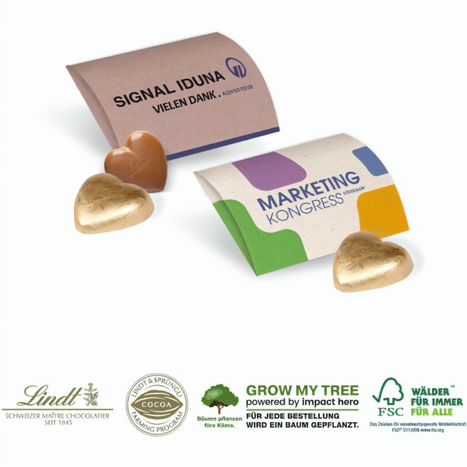 Lindt Herz, 5 g Im Werbebriefchen