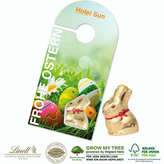 Türanhänger mit Lindt Goldhase (Bild 1)