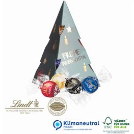 Präsent „Weihnachtsbaum“ mit Lindor Pralines