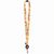 ein lanyard mit einem gelben und blauen blumendesign Individuelles Sublimationslanyard Subyard YoYo A Safe RPET (Bild 3)