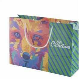 Produktabbildung Papiertasche, horizontal CreaShop H Papiertasche, horizontal CreaShop H