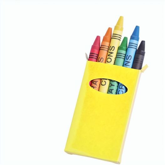 Produktabbildung 6-tlg. Wachsmalstifte-Set Sorell 6-tlg. Wachsmalstifte-Set Sorell (Bild 1)