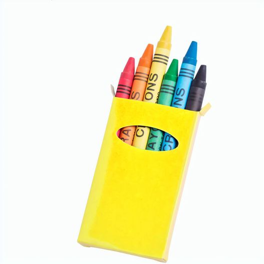 Produktabbildung 6-tlg. Wachsmalstifte-Set Sorell 6-tlg. Wachsmalstifte-Set Sorell (Bild 1)