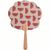ein holzlüfter mit wassermelone designs auf ihm Fächer Digibreeze Eco (Bild 1)