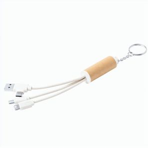 Schlüsselanhänger mit USB-Ladekabel Paplen