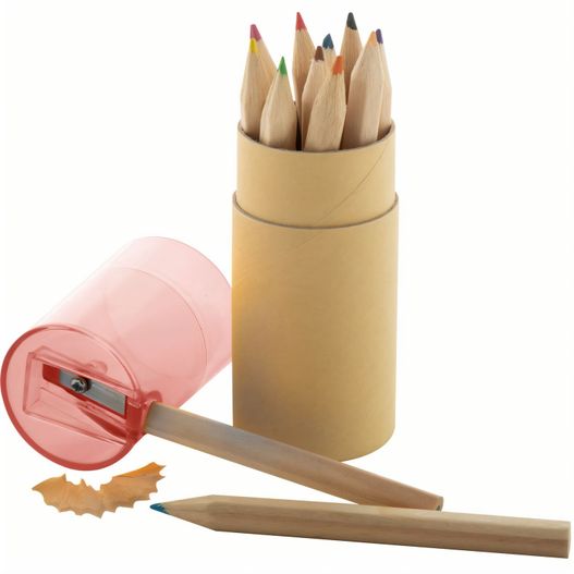 bleistifthalter mit bleistift und bleistiftspitzer Buntstiftset Gallery 12 (Bild 1)