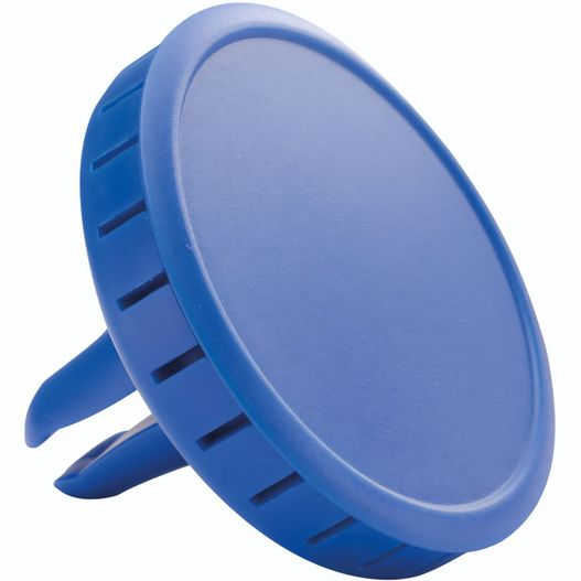 ein blauer kunststoffknopf mit einem loch in der mitte Lufterfrischer Roshen (Bild 1)