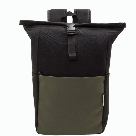 Rucksack aus recyceltem Canvas Blakkan Back (Bild 1)